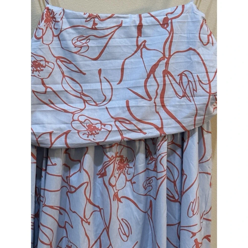 Meet me in Santorini Dreams Short Dress Abstract Asymmetrical Sundress Bow Large